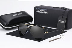 Men's Aviator 'Turbo' Cool Driving Sunglasses