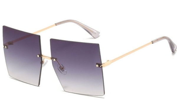 Women's Oversize 'Candy Charm' Metal Sunglasses