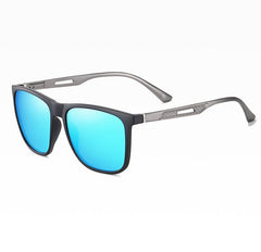 Men's Square 'Infrared' Plastic Sunglasses