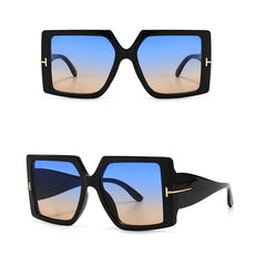 Women's Square 'Summer Gigli' Plastic Sunglasses