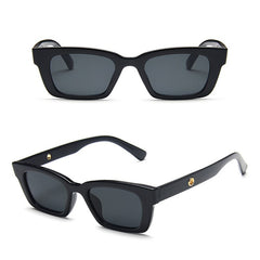 Women's Rectangle 'Gio' Oversized Plastic Sunglasses