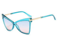 Women's Oversized Cat Eye 'Sunstop' Plastic Sunglasses