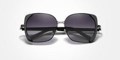 Women's Oversized Square 'Shine Bright' Metal Sunglasses