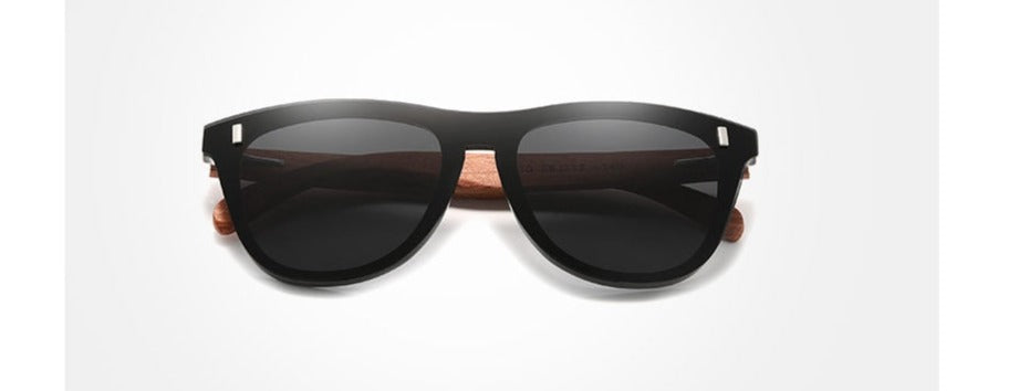 Men's Square 'Wendel ' Wooden Sunglasses