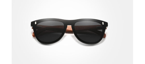 Women's Square 'Bubinga' Wooden Sunglasses