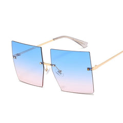 Women's Vintage Square 'Classy Ella' Metal Sunglasses