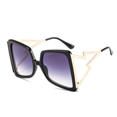 Women's Bow Shape 'Area 51' Square Sunglasses