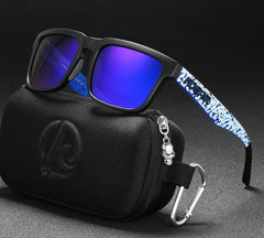 Men's Polarized Square 'Grinch Eye Wear' Plastic Sunglasses