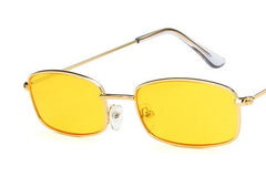 Men's Small Rectangle 'Small Zion' Metal Sunglasses