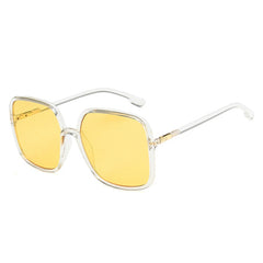 Women's Square 'Holly Spot' Plastic Sunglasses