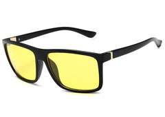 Men's Vintage Square 'Hoob Man' Plastic Sunglasses