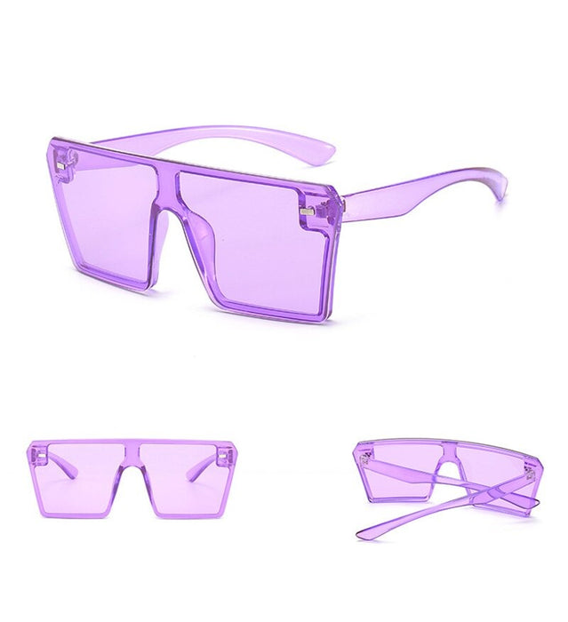 Women's Square 'Elvira' Plastic Sunglasses