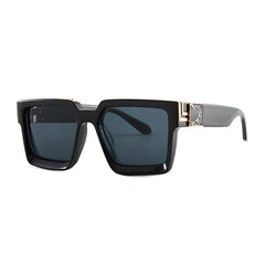 Men's Square 'Snazzy Shades' Plastic Sunglasses