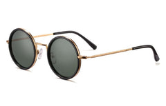 Men's Polarized Round 'Ramzam' Metal Sunglasses