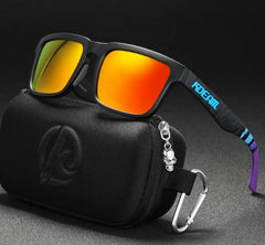 Men's Polarized Square 'Grinch Eye Wear' Plastic Sunglasses