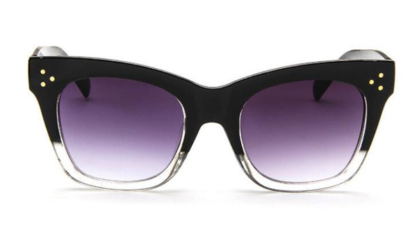 Women's Oversized Cat Eye 'Light and Shades' Plastic Sunglasses