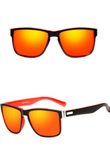 Men's Vintage Rectangular 'Onlookers' Plastic Sunglasses