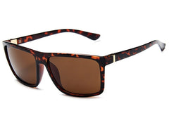 Men's Vintage Square 'Hoob Man' Plastic Sunglasses