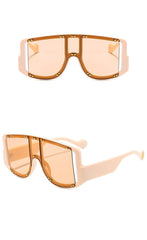 Women's Costume 'Fiore Eye' Plastic Sunglasses