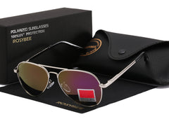 Men's Polarized 'Nitro' Aviator UV400 Sunglasses