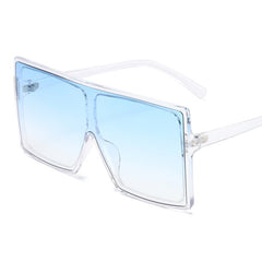 Women's Oversized 'Shield' Browline Sunglasses