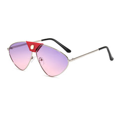 Women's Polarized 'Foxy Sights' Metal Sunglasses