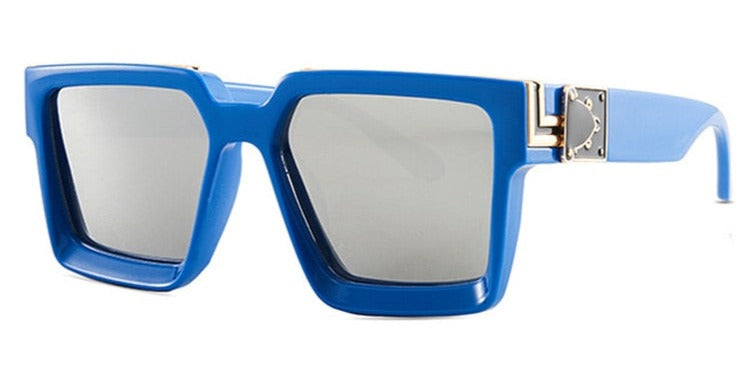 Unisex Square 'The Banned Shades' Plastic Sunglasses