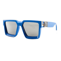 Men's Square 'Snazzy Shades' Plastic Sunglasses