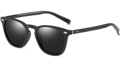 Unisex Square Polarized 'The lookout shades' Metal Sunglasses