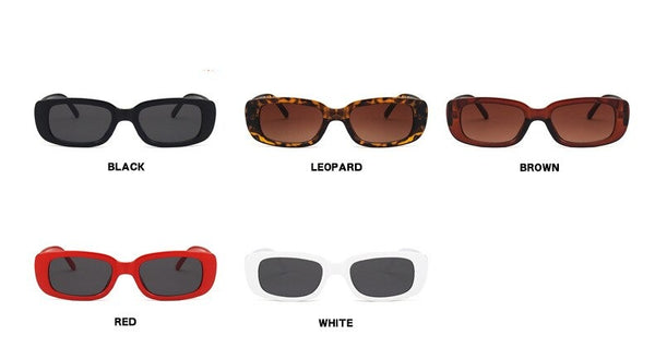 Women's Rectangle 'Levi' Plastic Sunglasses