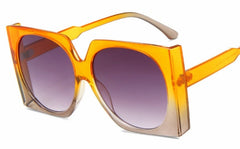 Women's Oversized Square 'Cielo ' Plastic Sunglasses