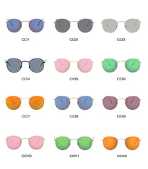 Women's Vintage 'Beauty Within' Oval Sunglasses