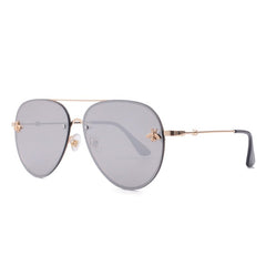 Women's Aviation 'Bluer Blue' Rimless Sunglasses