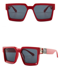 Unisex Square 'The Banned Shades' Plastic Sunglasses