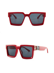 Men's Square 'Snazzy Shades' Plastic Sunglasses