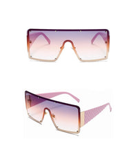 Women's Square 'Lovely' Plastic Sunglasses