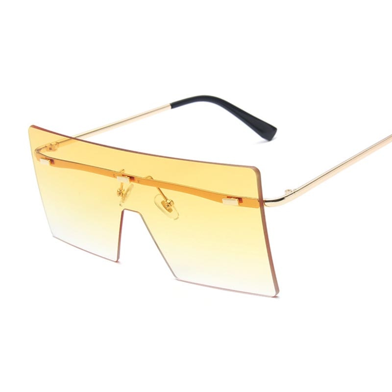 Women's Square 'Abby Scarlet' Metal Sunglasses