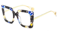 Women's Square 'Tiny Ban' Plastic Sunglasses