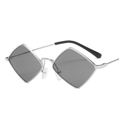 Women's Small Square 'Zion ' Metal Sunglasses