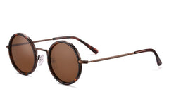 Men's Polarized Round 'Ramzam' Metal Sunglasses