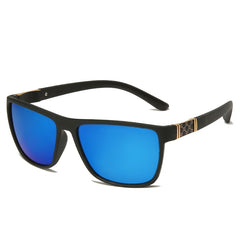 Men's Square Flexible 'Reflect' Plastic Sunglasses