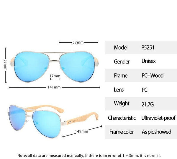 Men's Polarized Oval 'Plushbox ' Wood Cycling Sunglasses