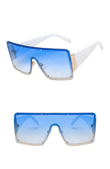 Women's Browline 'Futuristic' Square Sunglasses