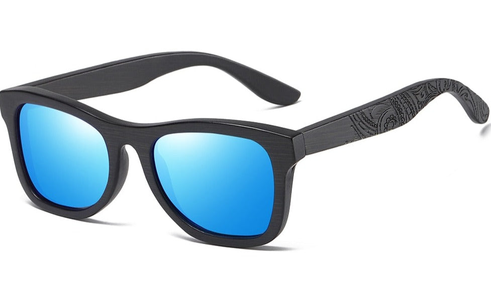 Men's Oval Polarized 'Palais ' Wooden Sunglasses