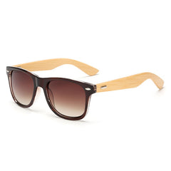 Men's Square 'Creations' Wood Sunglasses