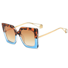 Women's Luxury Cat Eye 'Sunset' Metal Sunglasses