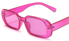 Women's Small Oval 'Bear' Plastic Sunglasses