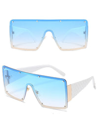 Women's Oversized 'Lagoon' Square Sunglasses