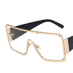 Women's Browline 'Futuristic' Square Sunglasses