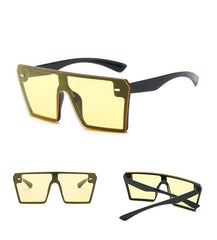 Women's Square 'Elvira' Plastic Sunglasses